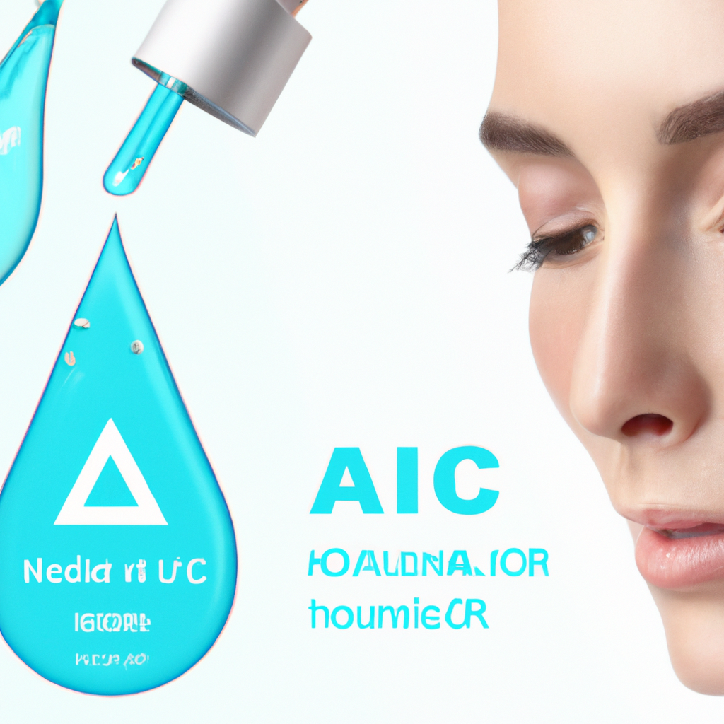 An image showcasing the rejuvenating power of Hyaluronic Acid: a glowing, radiant complexion with plump, hydrated skin