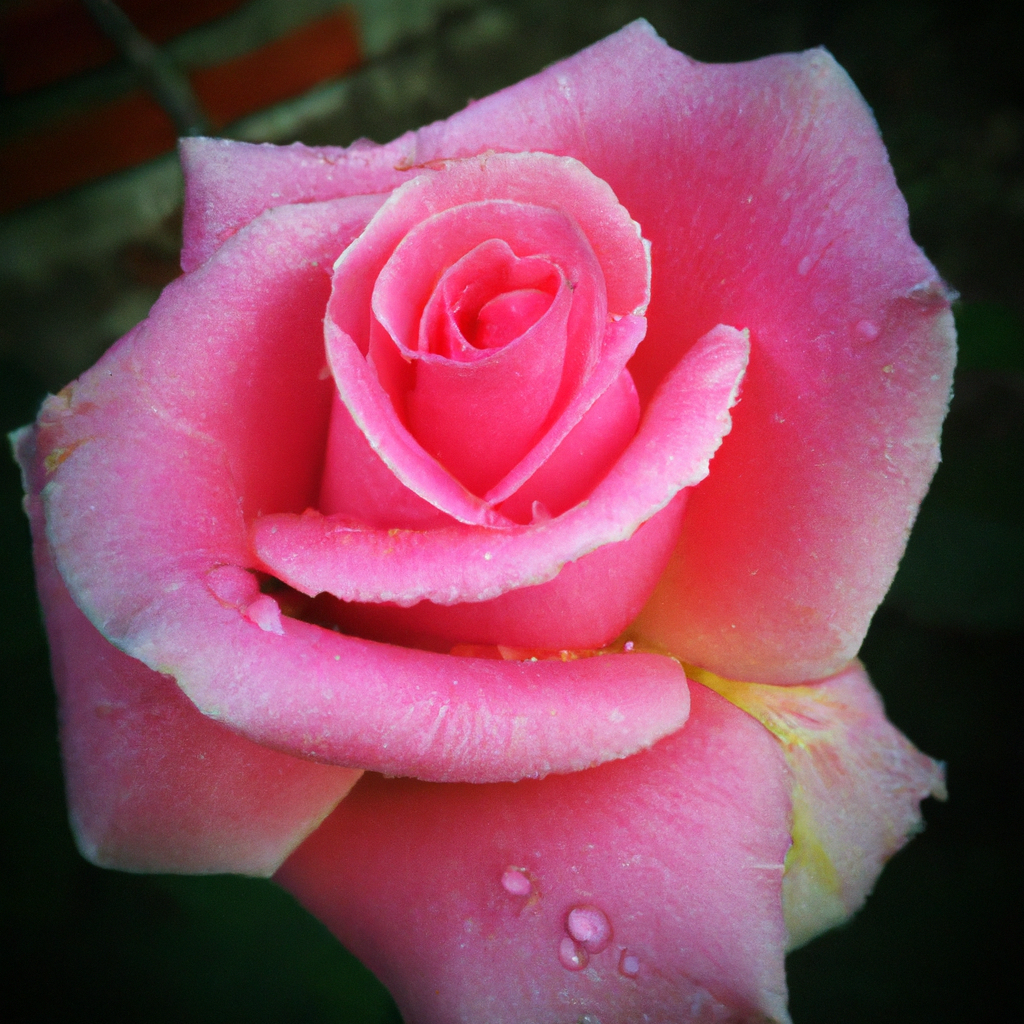 An image of a dew-kissed morning rose, its velvety petals unfurling gracefully, while golden sunrays caress its vibrant hues